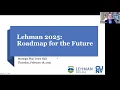 Lehman 2025 Roadmap to the Future