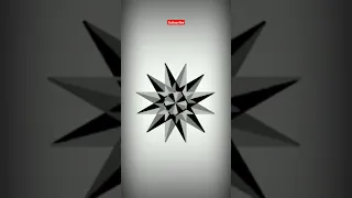 Draw 3D Star using Python Turtle Graphics