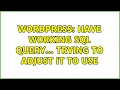 Wordpress Have working sql query trying to adjust it to use wpdb 2 Solutions