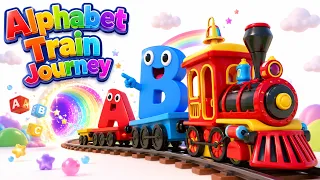 Alphabet Train Journey - ABC Train 3D Animation