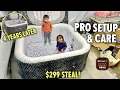 SaluSpa Inflatable Hot Tub Unboxing Setup Maintenance 4 Years of Pro Tips