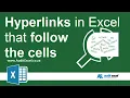 Hyperlinks in Excel formula - tying to specific cells