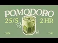 2 hour study with me cozy rain and lofi