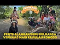 Download Lagu EKSPRESI LUCU HAGIA PERTAMA KALI LIHAT KOMODO! | Labuan Bajo part 4