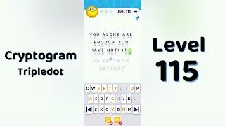 Cryptogram Tripledo Level 115 Solutions Logic Puzzle Game Mini Boss