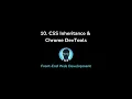 10 CSS Inheritance Chrome DevTools