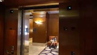 1990 OTIS Elevonic 401 low-rise traction elevators Omni Hotel Michigan Avenue in Chicago IL
