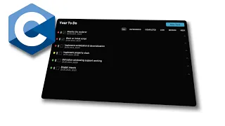 Make a GUI Task Management App in pure C no bloat required