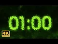 1 Minute Countdown Timer - Kryptonite 4K