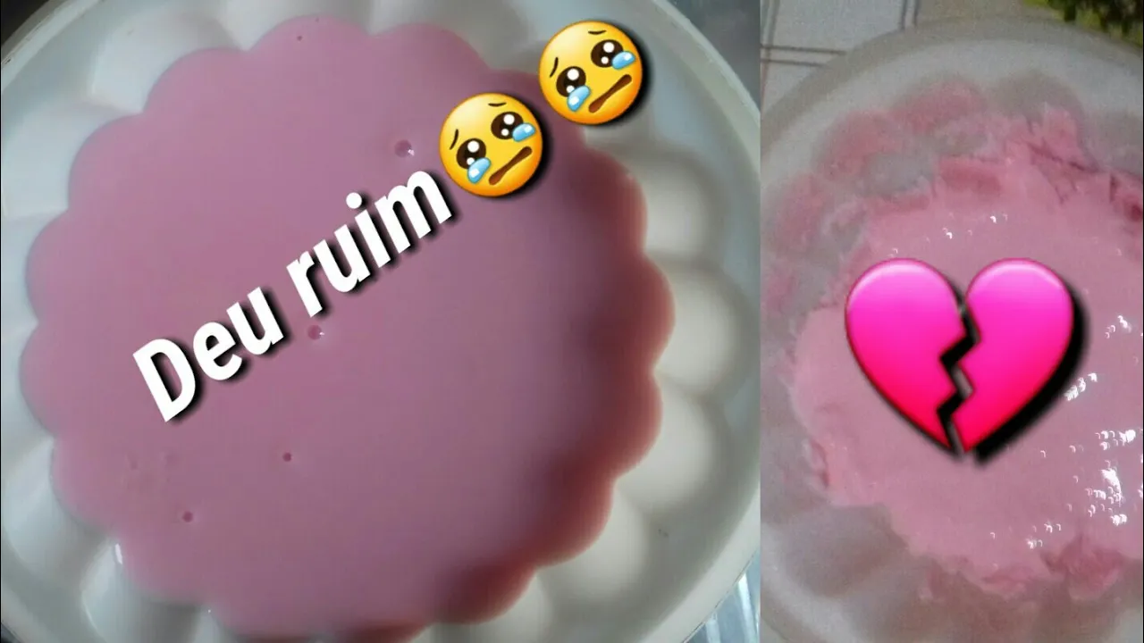 PUDIM DE MORANGO/RECEITA QUE DEU ERRADO ()