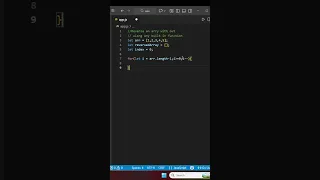 Reverse an Array Without Using Built-in Function JavaScript Interview Question