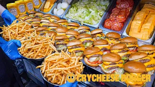 Wow… Korea's In-N-Out is insane; the cheese is a total explosion / Cry Cheeseburger, Korea Food!