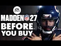 EA Sports Madden NFL 27 - 20 Things You NEED to Know Before You Buy
