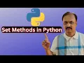 Python Set Methods Explained