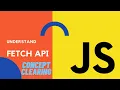 Learn Fetch api and HTTP request with vanilla javascript