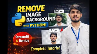 Build Image Background Remover with Python Streamlit Project for Beginners