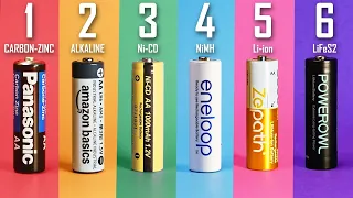 The 6 Levels of AA Batteries - Tested 2 0