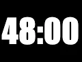 48 MINUTE TIMER LOUD ALARM
