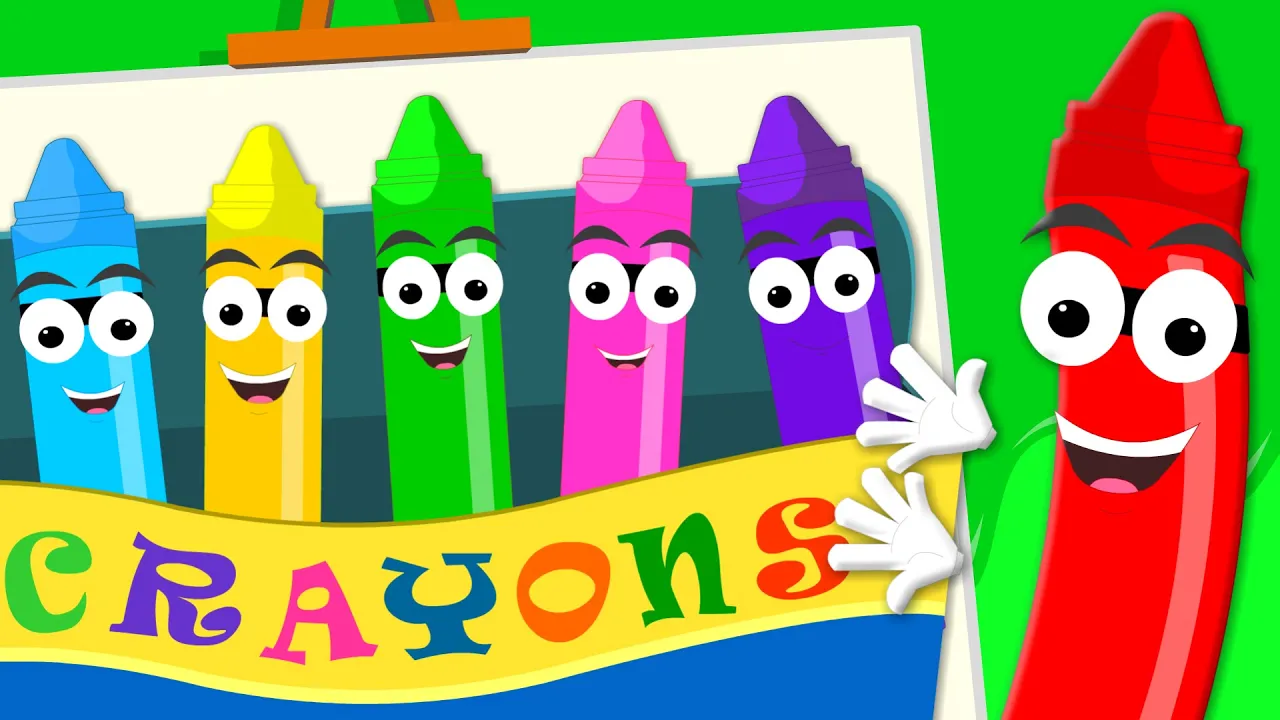 Crayons Nursery Rhymes - Crayons song | Color Song | Baby Videos Crayons Nursery Rhymes - Crayons song | Color Song | Baby Videos