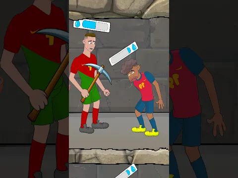 Ronaldo & Georgina vs Messi & Antonela: Who Will Survive the Mining Challenge? 🤔💡 #Ronaldo #Messi