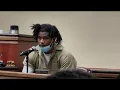 Dimonte Jashon Fields testifies against his co-defendants in the co-defendants murder trial March