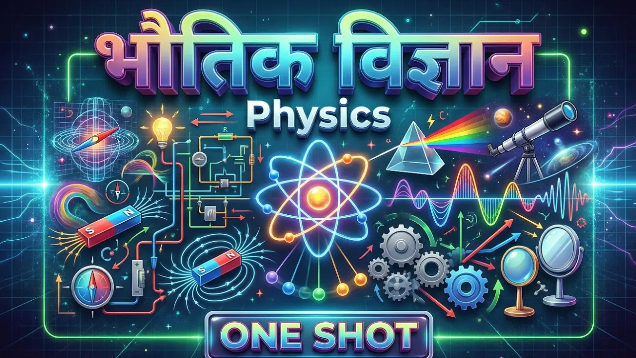 One shot : भौतिक विज्ञान | Complete physics | संपूर्ण भौतिक विज्ञान |आसान कहानी मे Complete revision