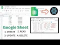 Read Google Sheet in React JS Google Sheet CRUD in JavaScript Easy Tutorial