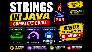 String vs StringBuilder vs StringBuffer in Java String Pool Explained Java Interview Questions