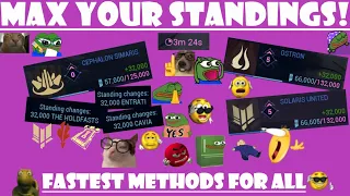 MAX YOUR STANDINGS NOW - FASTEST METHODS FOR ALL SYNDICATES WARFRAME