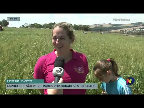 Agroglifos foram registrados por moradores em Ipuaçu