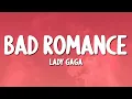 Lagu Lady Gaga - Bad Romance (Lyrics)