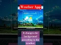 Weather app - html css and javascript weather app source Code