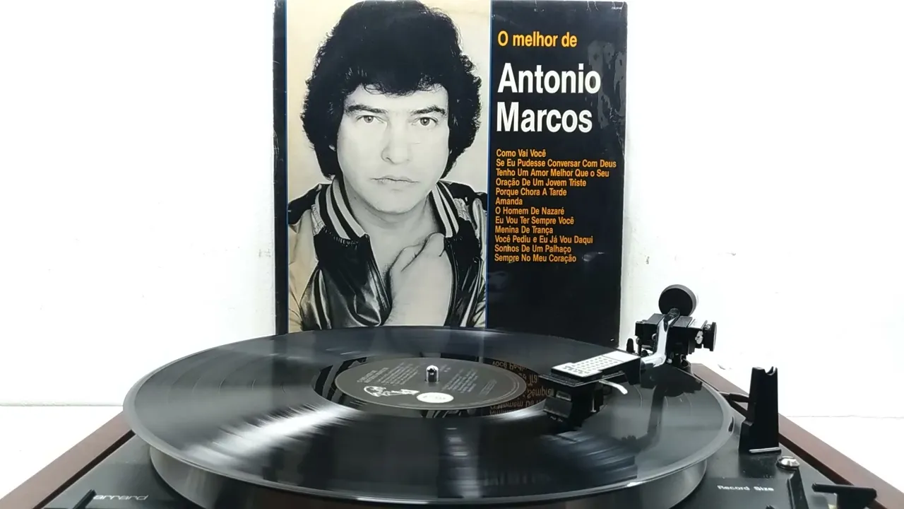ANTONIO MARCOS - LP O Melhor de Antônio Marcos (Vinil 1992)