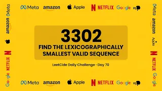 3302 Find the Lexicographically Smallest Valid Sequence