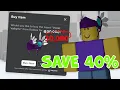 How to Save 40 Off Any Item on Roblox