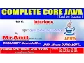 Core Java Interface class Vs abastract class Vs interface