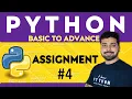 Assignment 4 - Strings Python Tutorial in Hindi