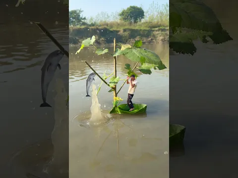 creative amazing funny boat with gent fish man jumping tree #Creative #funny #boat #crazy #shorts