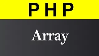 Array and Its Type in PHP Hindi