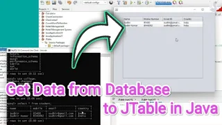 Java and Mysql How to Get Data from Database to JTable in Java Display MySQL Data into JTable