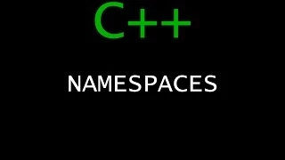 C Programming Tutorial 36 - Namespaces