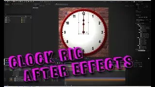CLOCK Basic rig with control for animation in After Effects tutorial