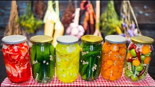 تشكيلة مخللات شهية بأفضل معيار للماء مع سر إضافة الحمص اليابس 