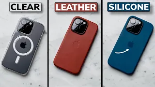 Apple Silicone vs Leather vs Clear Case for iPhone 14 14 Pro Which is Best