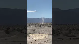 A pretty good size dust devil out at Ocotillo Wells. Just out four wheeling with my friends. ￼