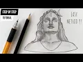 How To Draw Lord Shiva Adiyogi Sketch Step By Step Tutorial Easy Method