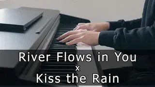 yiruma river flows in you x kiss the rain piano cover by riyandi kusuma 
