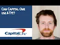 Can Capital One use ATM
