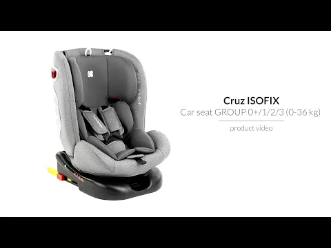 Siège auto 0-1-2-3 (0-36 kg) Cruz ISOFIX Gris foncé - Babyfive Maroc