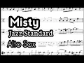 Download Lagu Misty Smooth Jazz Alto Sax Sheet Music Backing Track Play Along Partitura